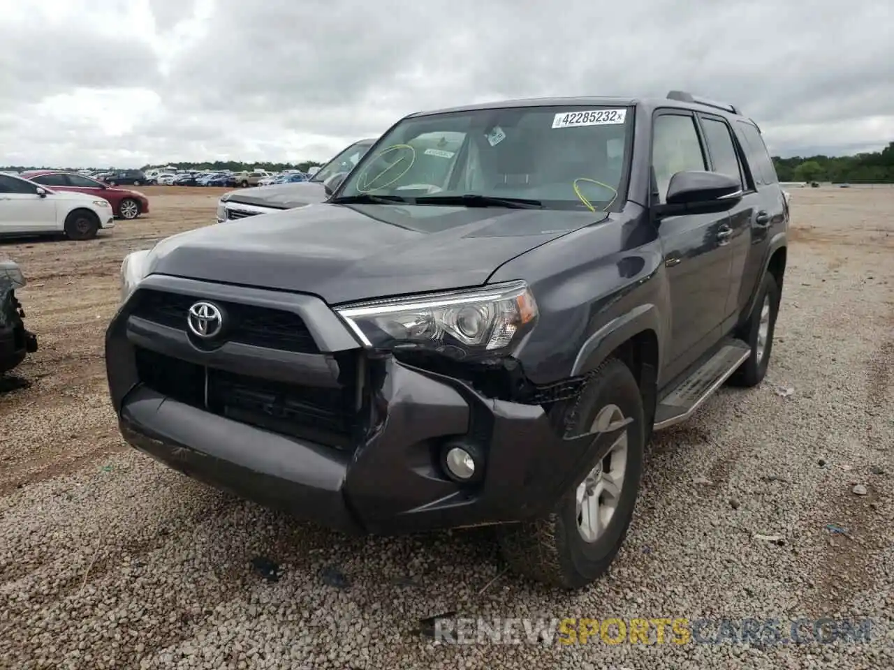 2 Фотография поврежденного автомобиля JTEZU5JR6K5211548 TOYOTA 4RUNNER 2019