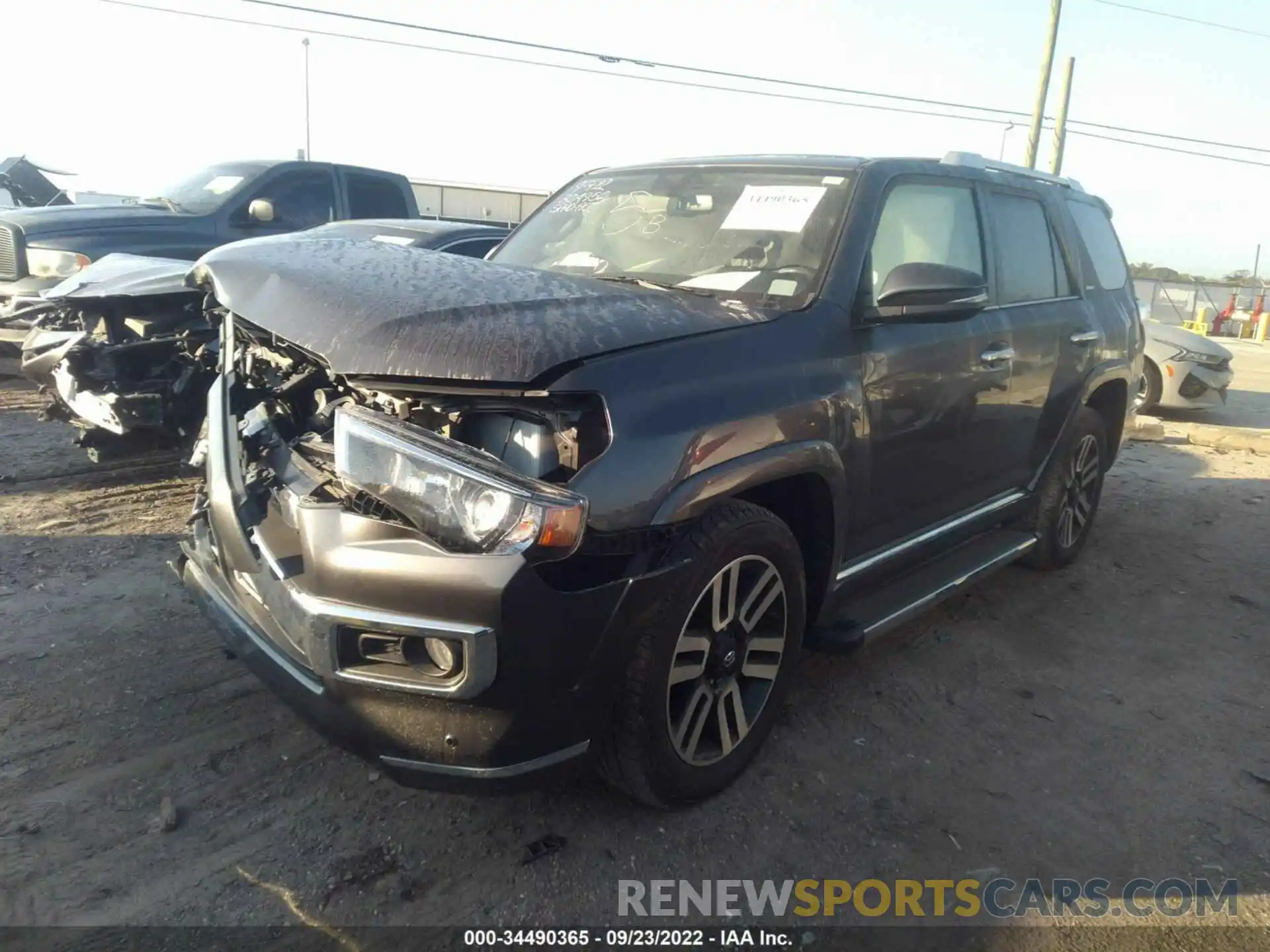 2 Фотография поврежденного автомобиля JTEZU5JR6K5213428 TOYOTA 4RUNNER 2019