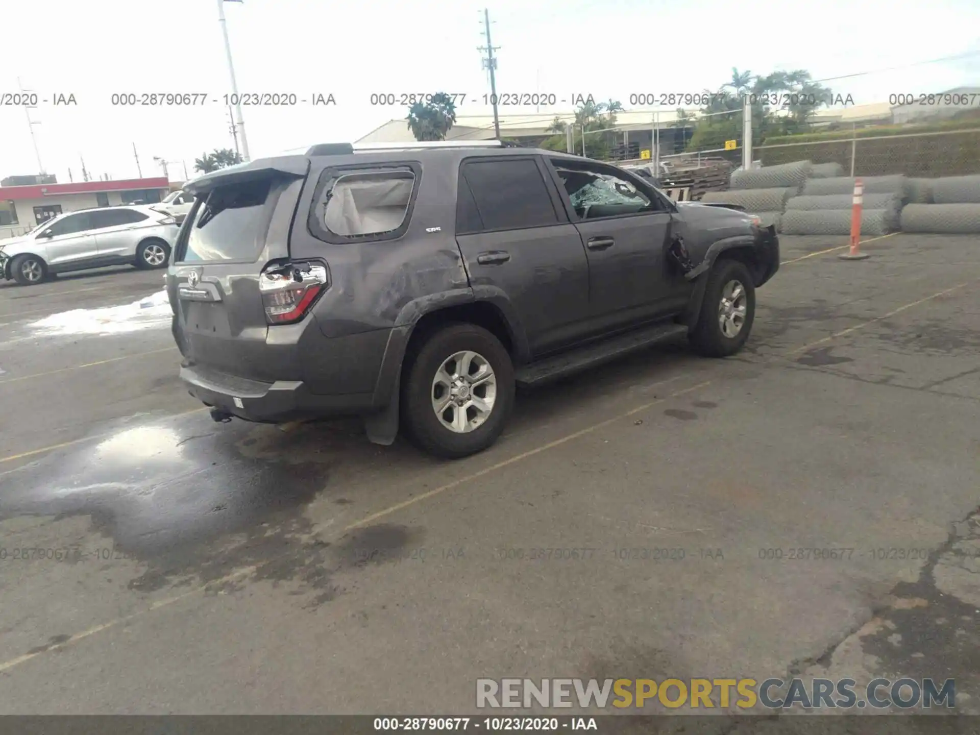 4 Photograph of a damaged car JTEZU5JR7K5192640 TOYOTA 4RUNNER 2019