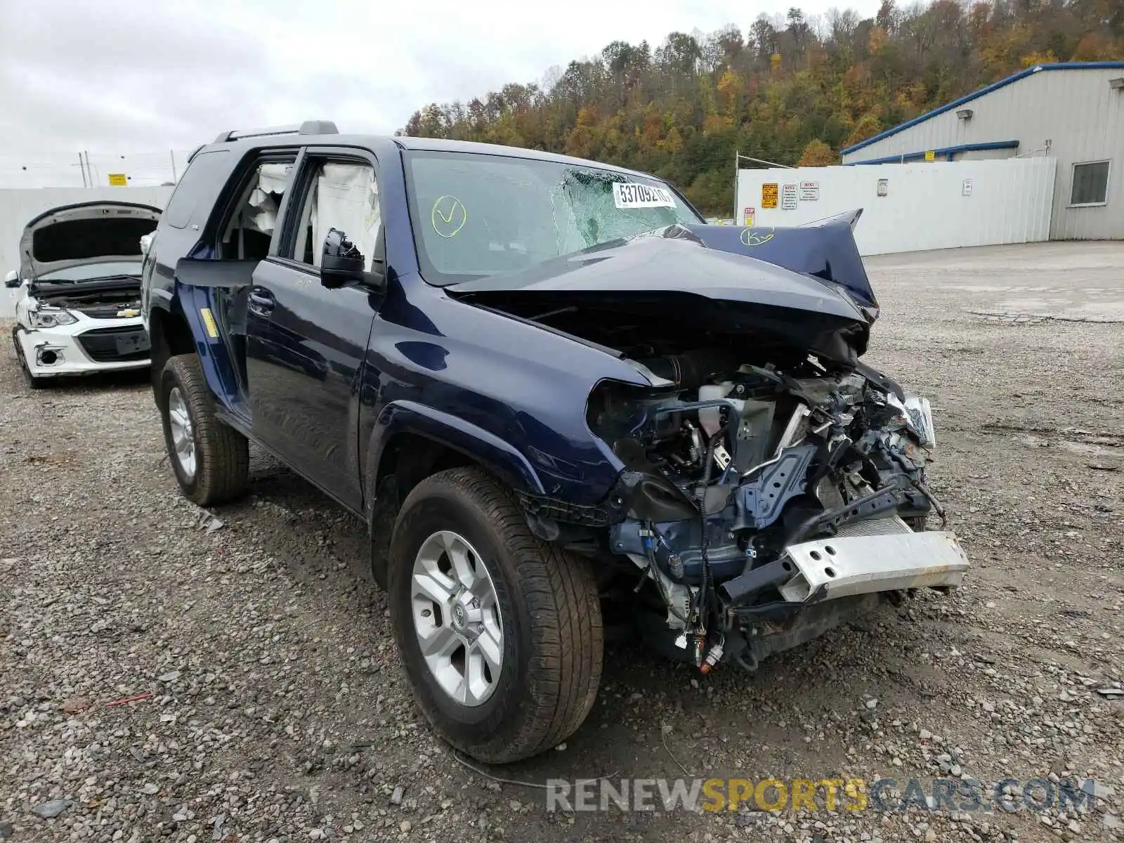 1 Photograph of a damaged car JTEZU5JR7K5192718 TOYOTA 4RUNNER 2019