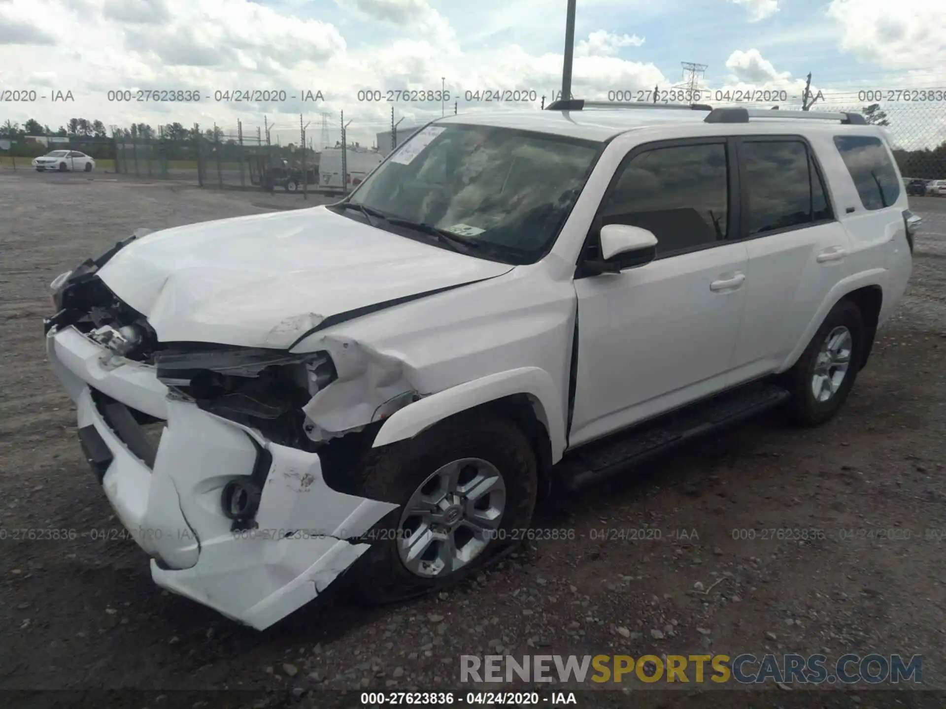 2 Photograph of a damaged car JTEZU5JR7K5193562 TOYOTA 4RUNNER 2019