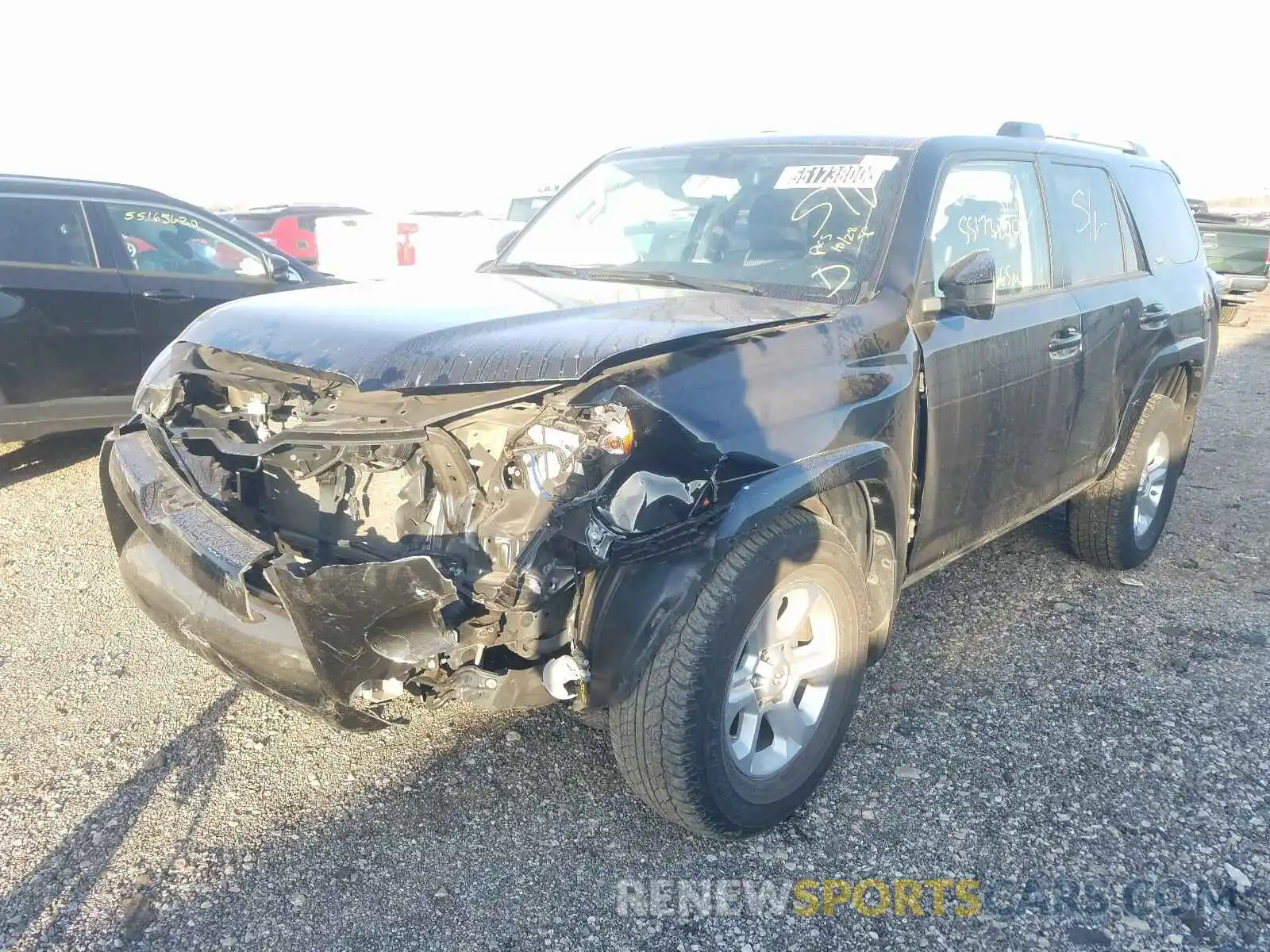 2 Photograph of a damaged car JTEZU5JR7K5193738 TOYOTA 4RUNNER 2019