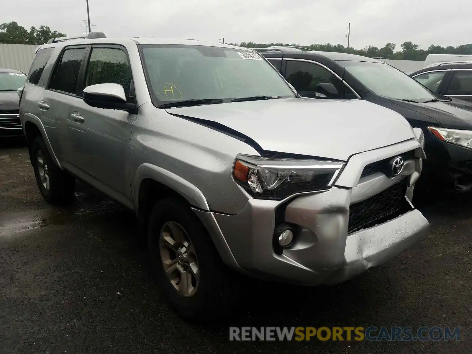 1 Photograph of a damaged car JTEZU5JR7K5196087 TOYOTA 4RUNNER 2019