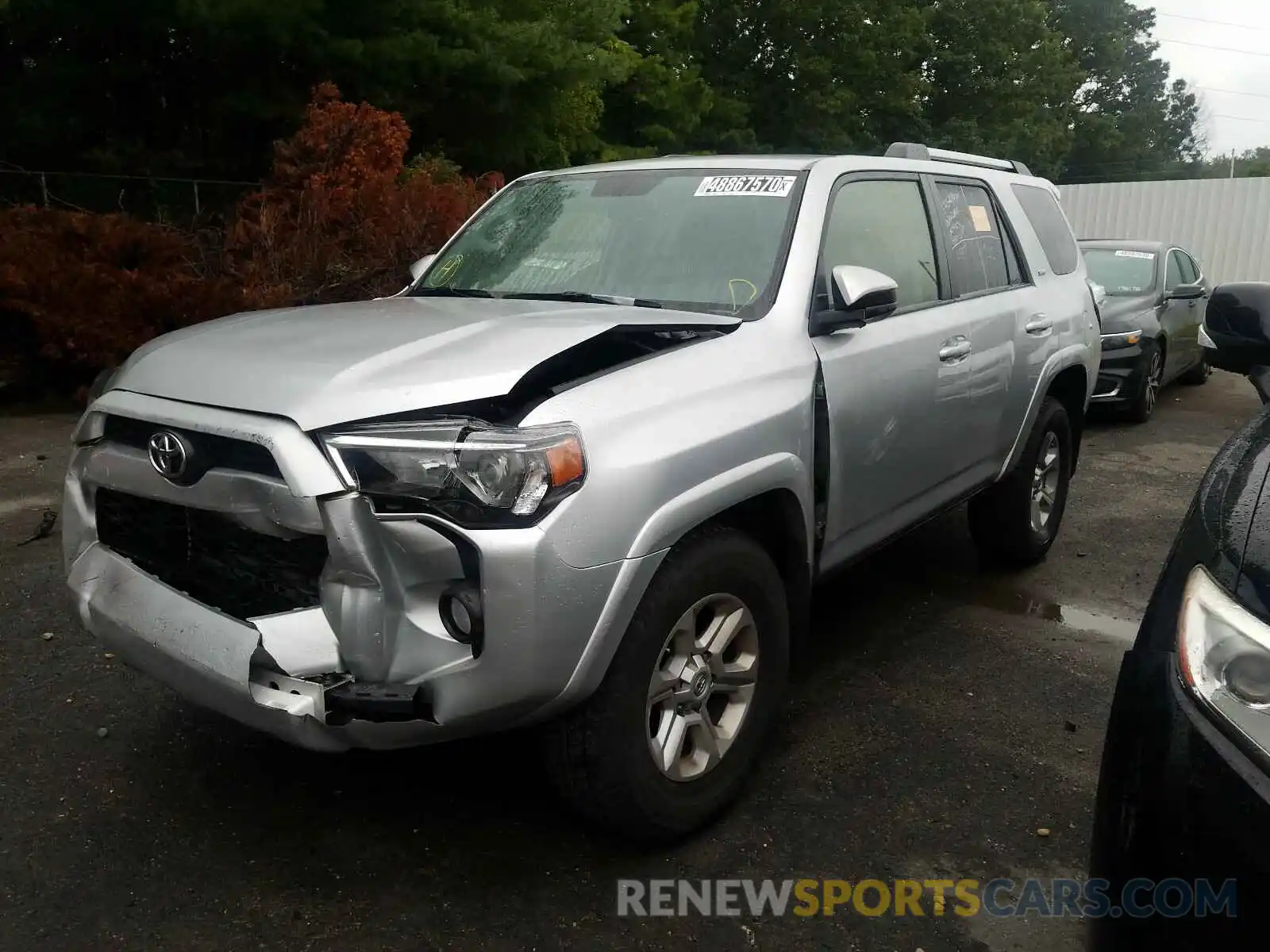 2 Photograph of a damaged car JTEZU5JR7K5196087 TOYOTA 4RUNNER 2019