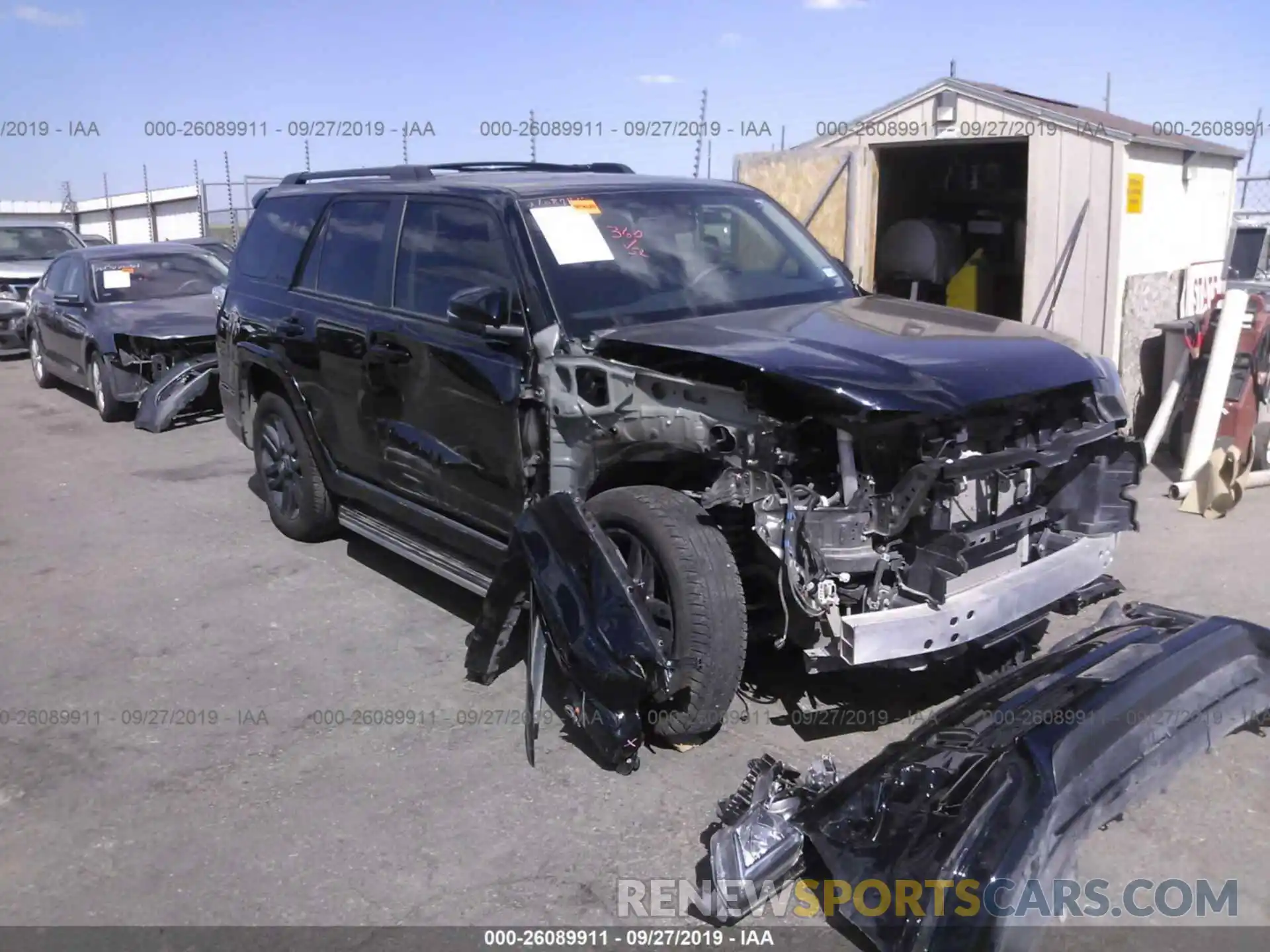 6 Photograph of a damaged car JTEZU5JR7K5196588 TOYOTA 4RUNNER 2019