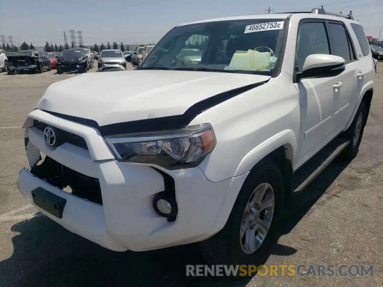 2 Photograph of a damaged car JTEZU5JR7K5196722 TOYOTA 4RUNNER 2019