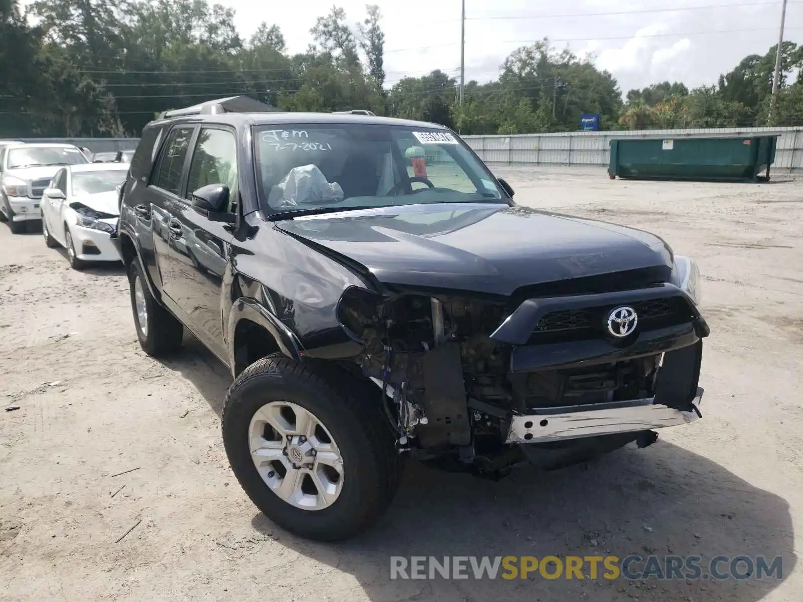 1 Photograph of a damaged car JTEZU5JR7K5197238 TOYOTA 4RUNNER 2019