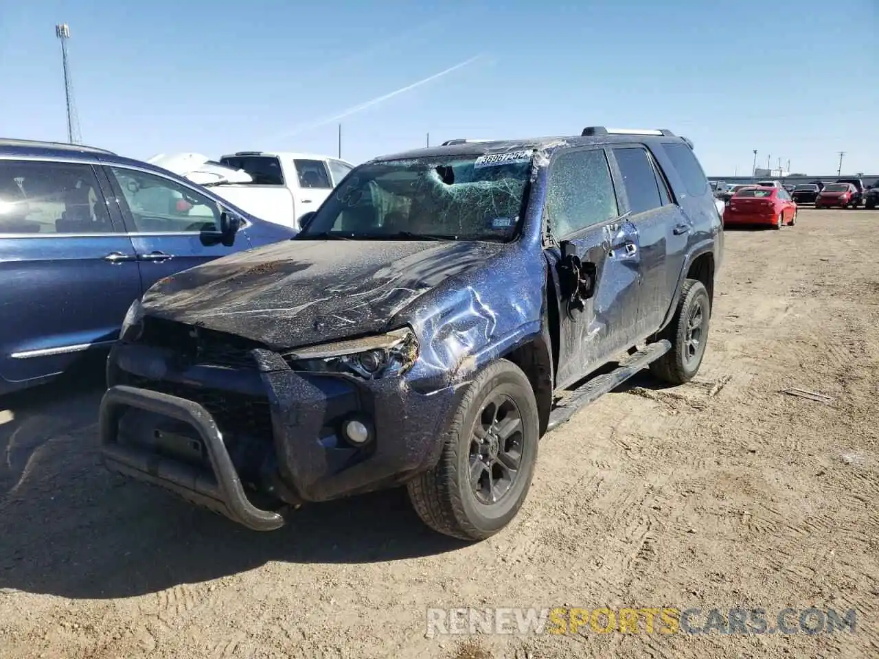 2 Photograph of a damaged car JTEZU5JR7K5198700 TOYOTA 4RUNNER 2019