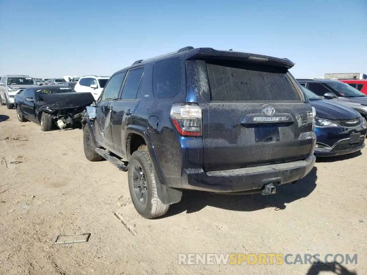 3 Photograph of a damaged car JTEZU5JR7K5198700 TOYOTA 4RUNNER 2019