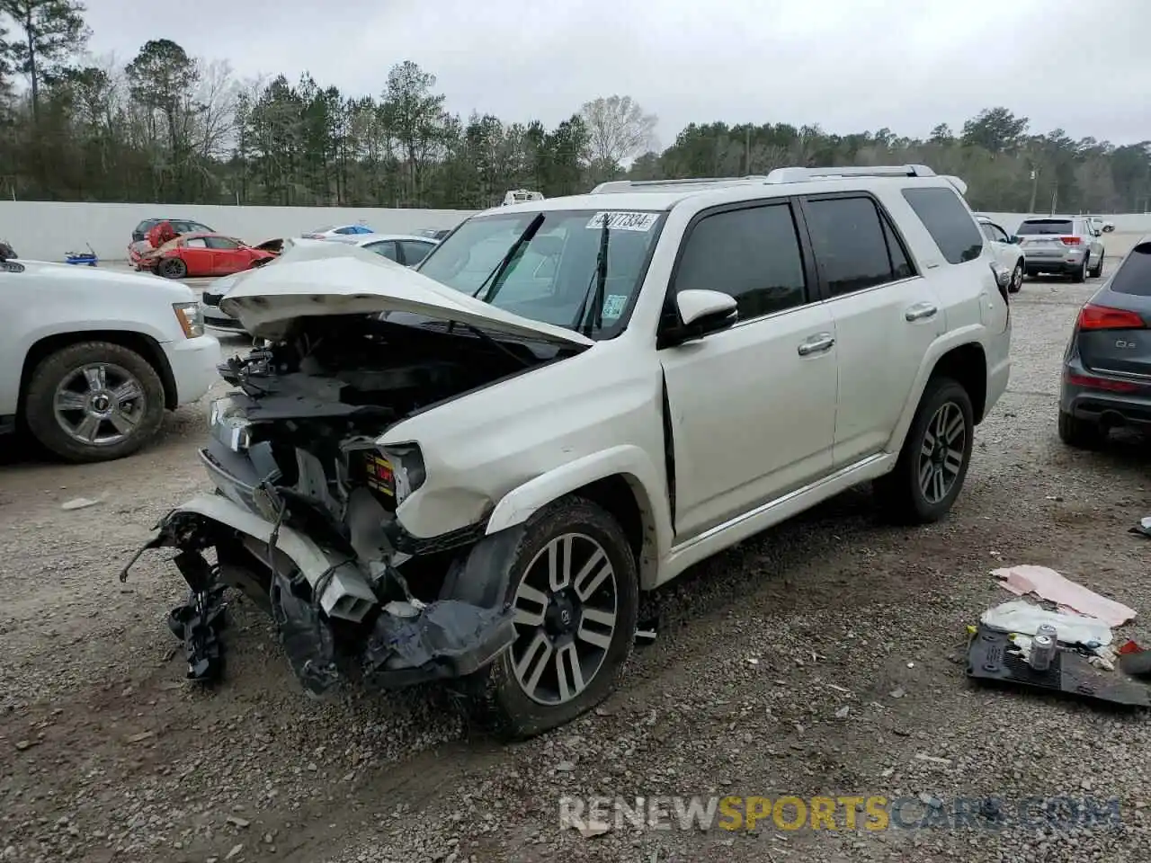 1 Photograph of a damaged car JTEZU5JR7K5199555 TOYOTA 4RUNNER 2019