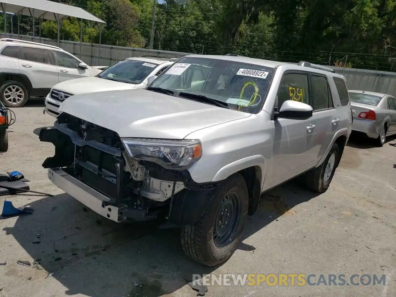 2 Photograph of a damaged car JTEZU5JR7K5201093 TOYOTA 4RUNNER 2019