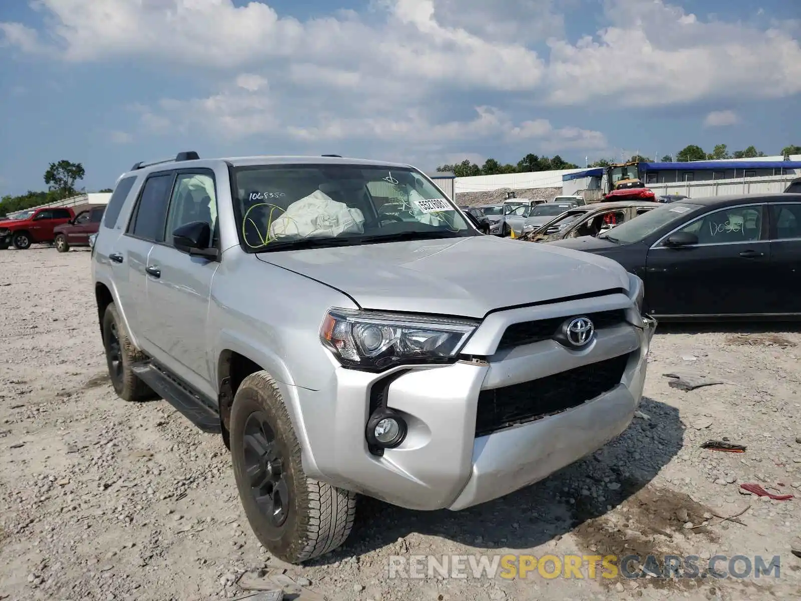 1 Photograph of a damaged car JTEZU5JR7K5201322 TOYOTA 4RUNNER 2019