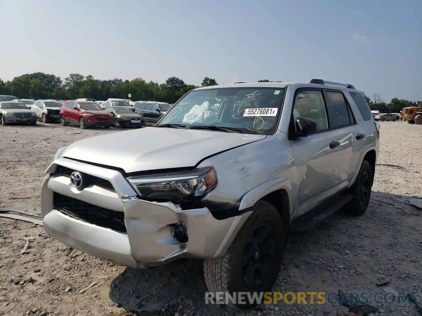 2 Photograph of a damaged car JTEZU5JR7K5201322 TOYOTA 4RUNNER 2019