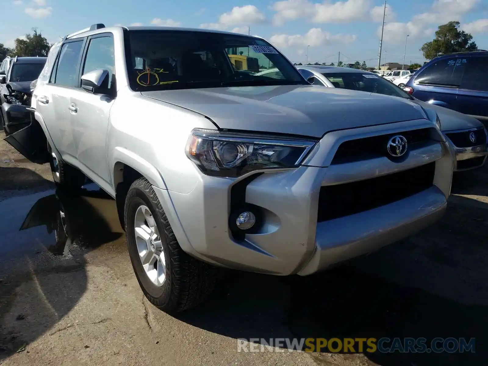 1 Photograph of a damaged car JTEZU5JR7K5201546 TOYOTA 4RUNNER 2019