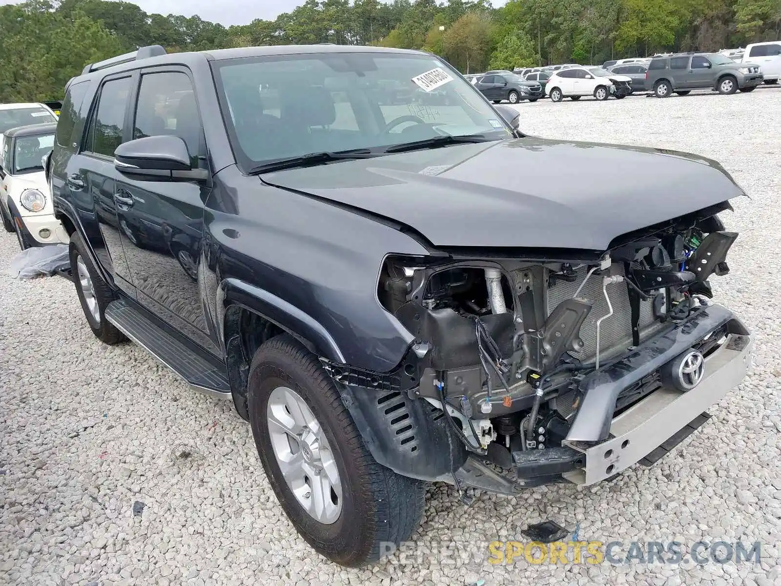 1 Photograph of a damaged car JTEZU5JR7K5203328 TOYOTA 4RUNNER 2019