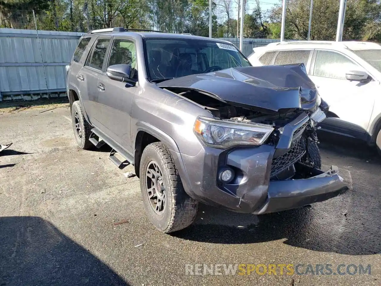 1 Photograph of a damaged car JTEZU5JR7K5204334 TOYOTA 4RUNNER 2019