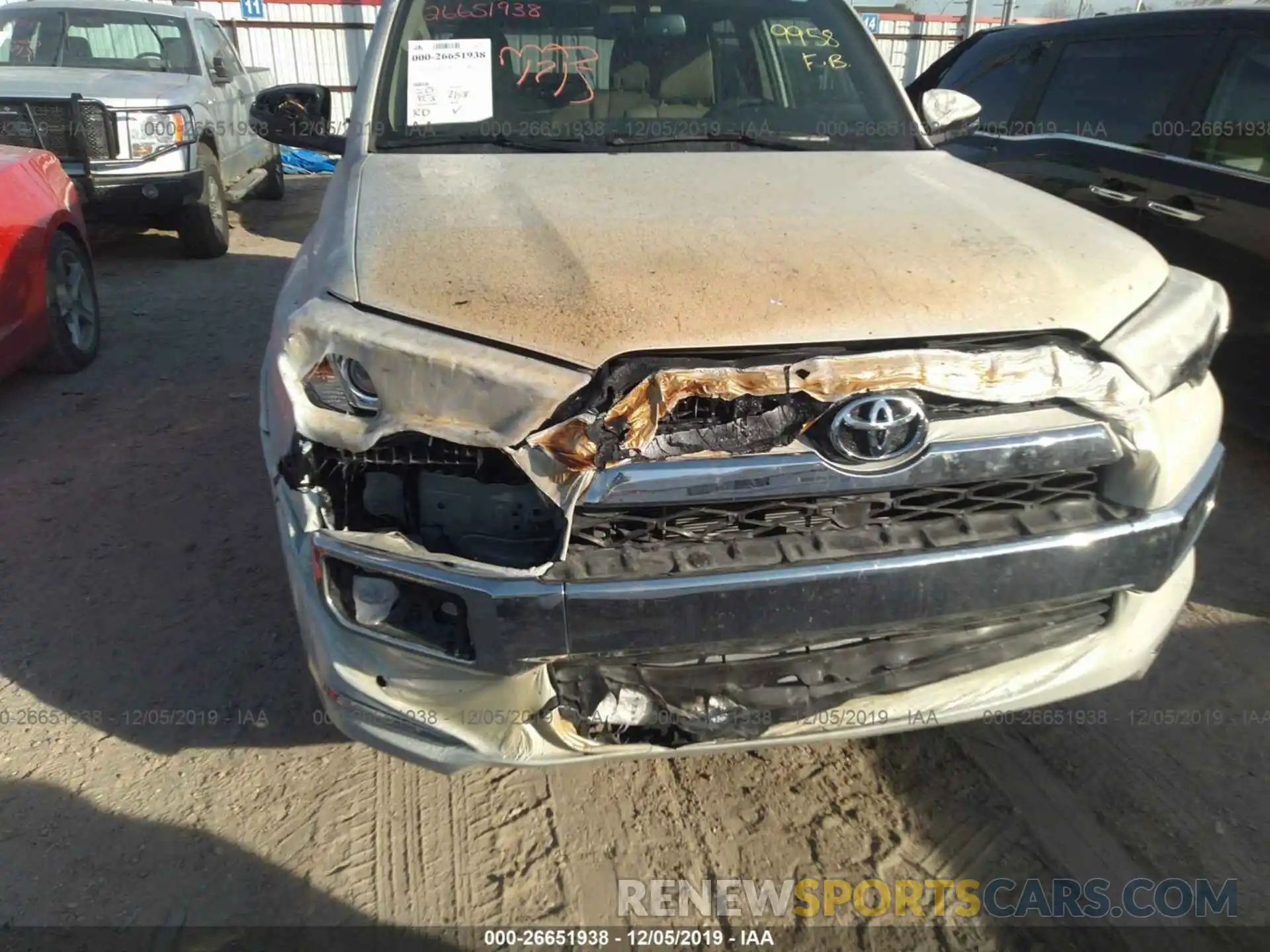 6 Фотография поврежденного автомобиля JTEZU5JR7K5205645 TOYOTA 4RUNNER 2019