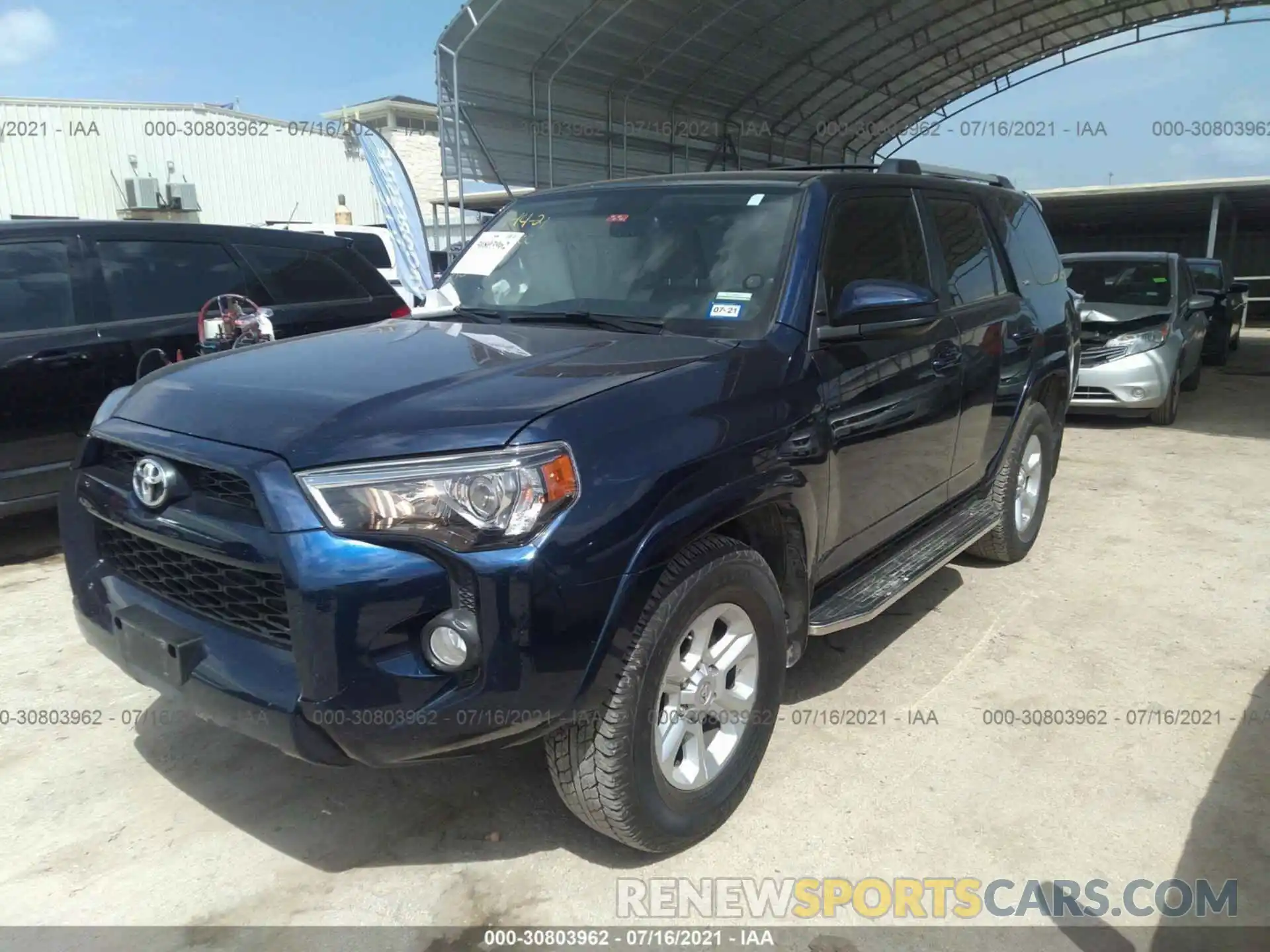 2 Фотография поврежденного автомобиля JTEZU5JR7K5206469 TOYOTA 4RUNNER 2019