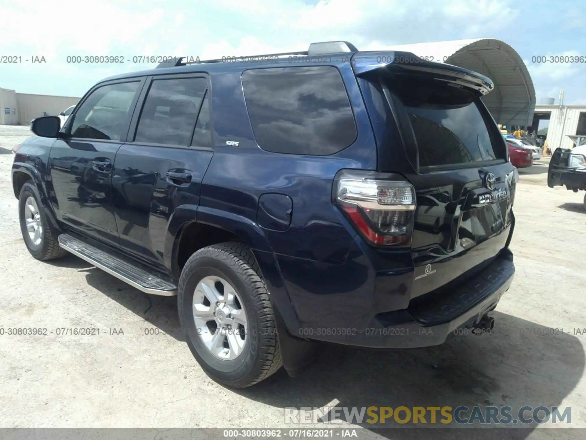 3 Фотография поврежденного автомобиля JTEZU5JR7K5206469 TOYOTA 4RUNNER 2019