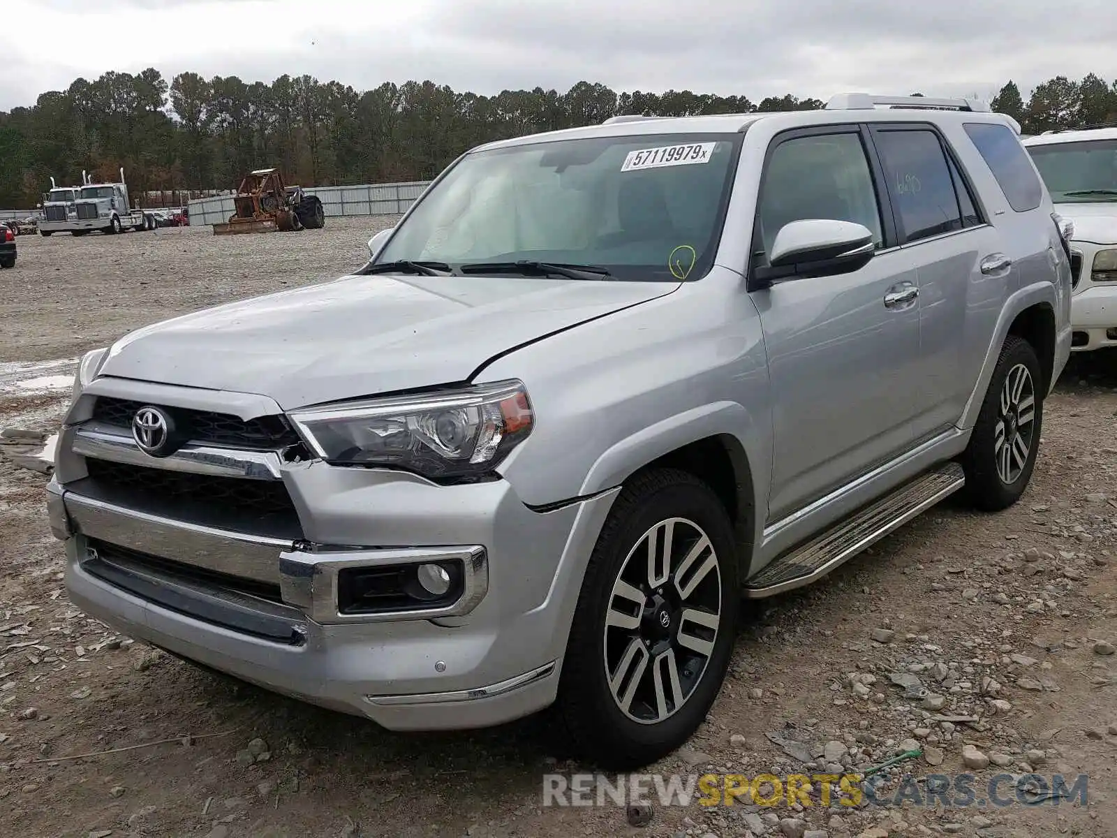 2 Photograph of a damaged car JTEZU5JR7K5207220 TOYOTA 4RUNNER 2019