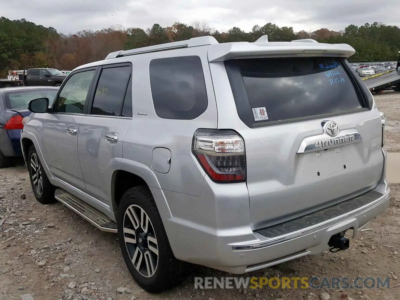 3 Photograph of a damaged car JTEZU5JR7K5207220 TOYOTA 4RUNNER 2019