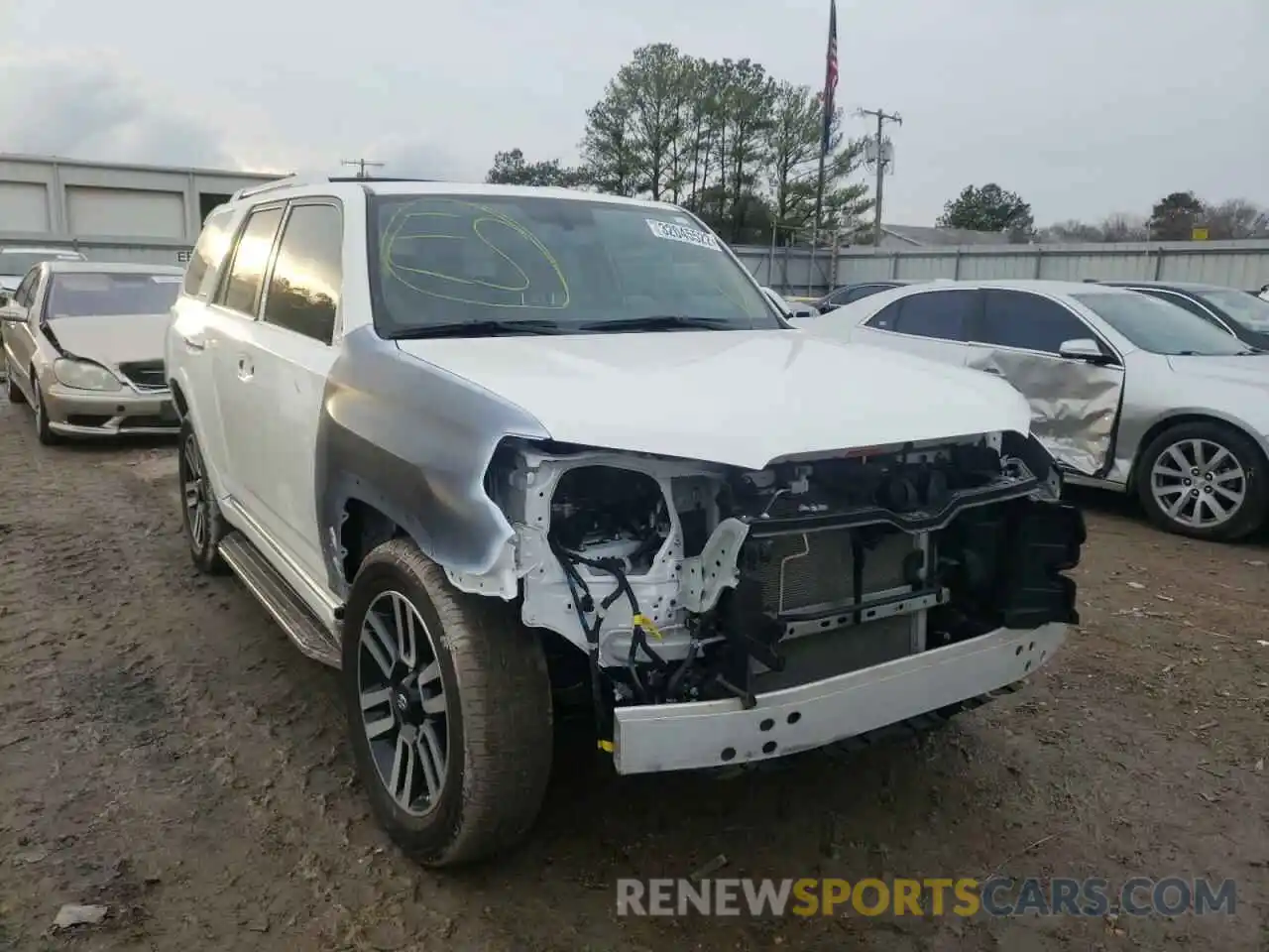 1 Photograph of a damaged car JTEZU5JR7K5207394 TOYOTA 4RUNNER 2019