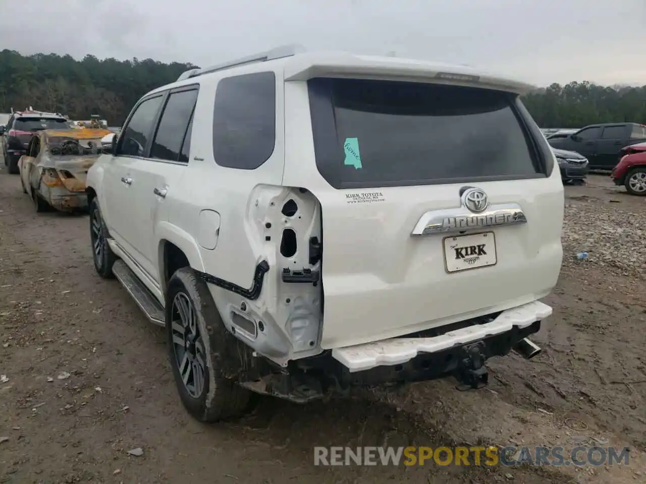 3 Photograph of a damaged car JTEZU5JR7K5207394 TOYOTA 4RUNNER 2019