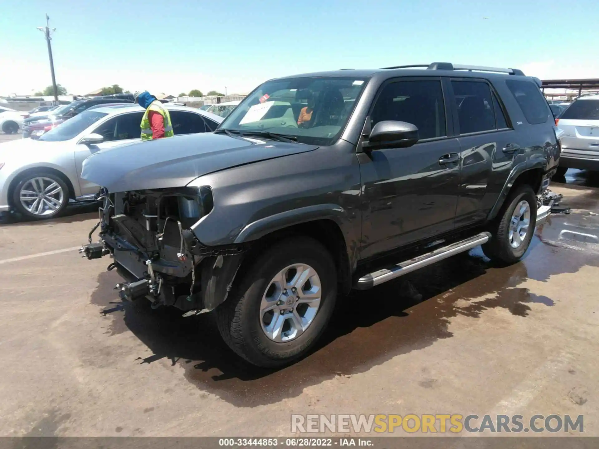 2 Photograph of a damaged car JTEZU5JR7K5208481 TOYOTA 4RUNNER 2019