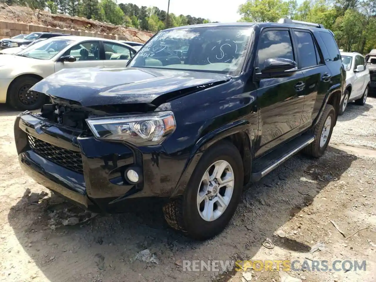 2 Photograph of a damaged car JTEZU5JR7K5213292 TOYOTA 4RUNNER 2019