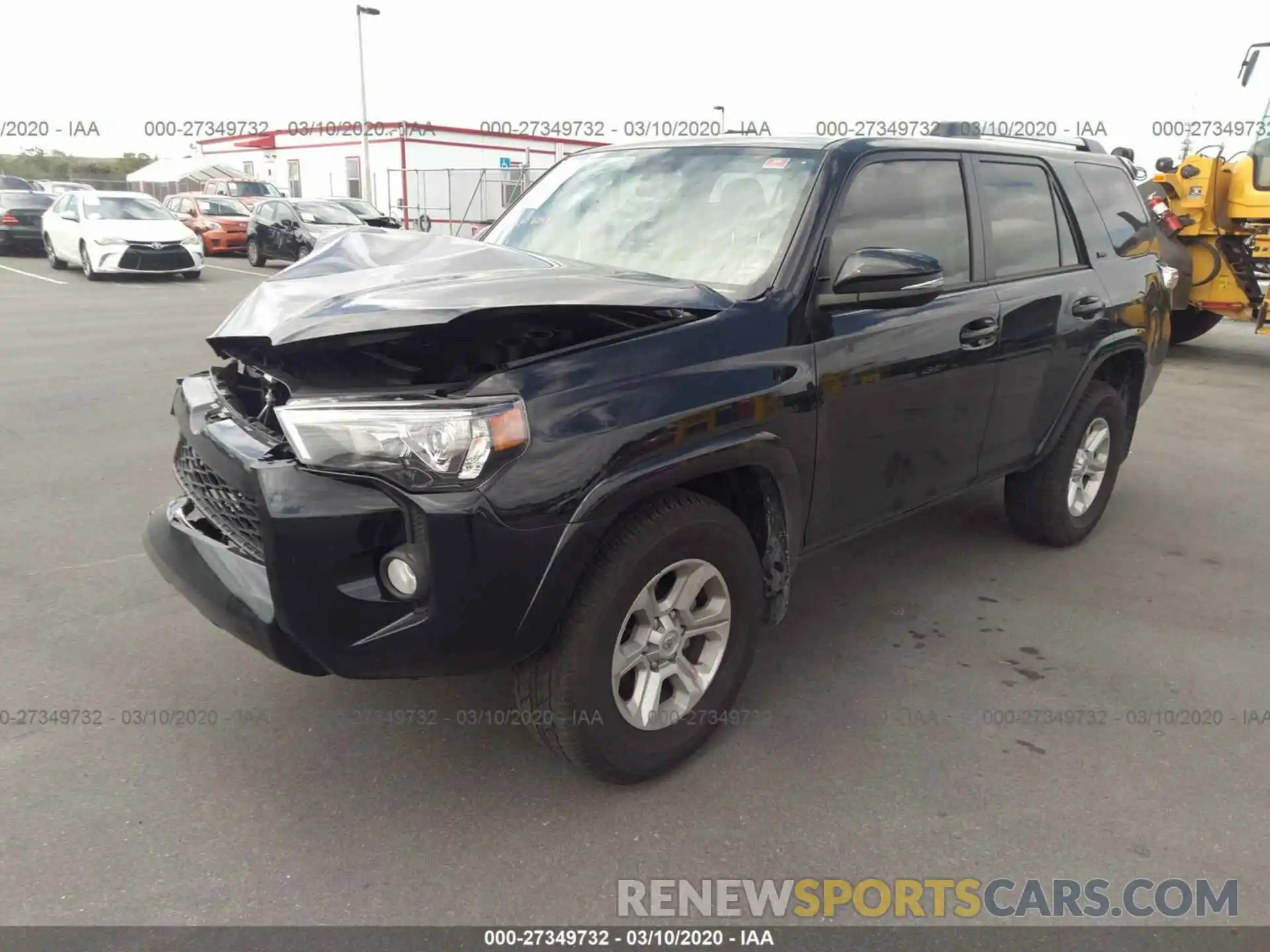 2 Фотография поврежденного автомобиля JTEZU5JR7K5213423 TOYOTA 4RUNNER 2019