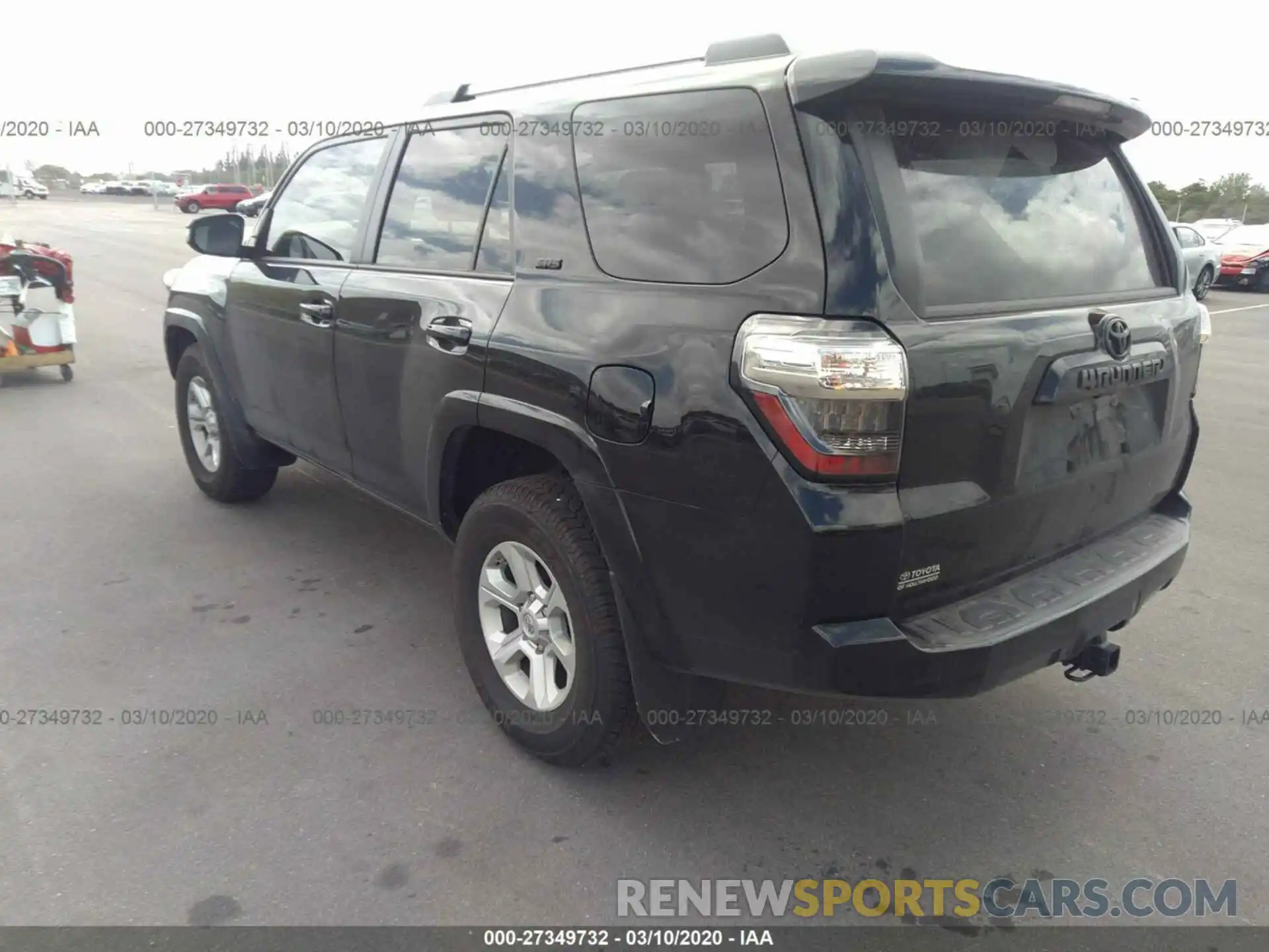 3 Фотография поврежденного автомобиля JTEZU5JR7K5213423 TOYOTA 4RUNNER 2019