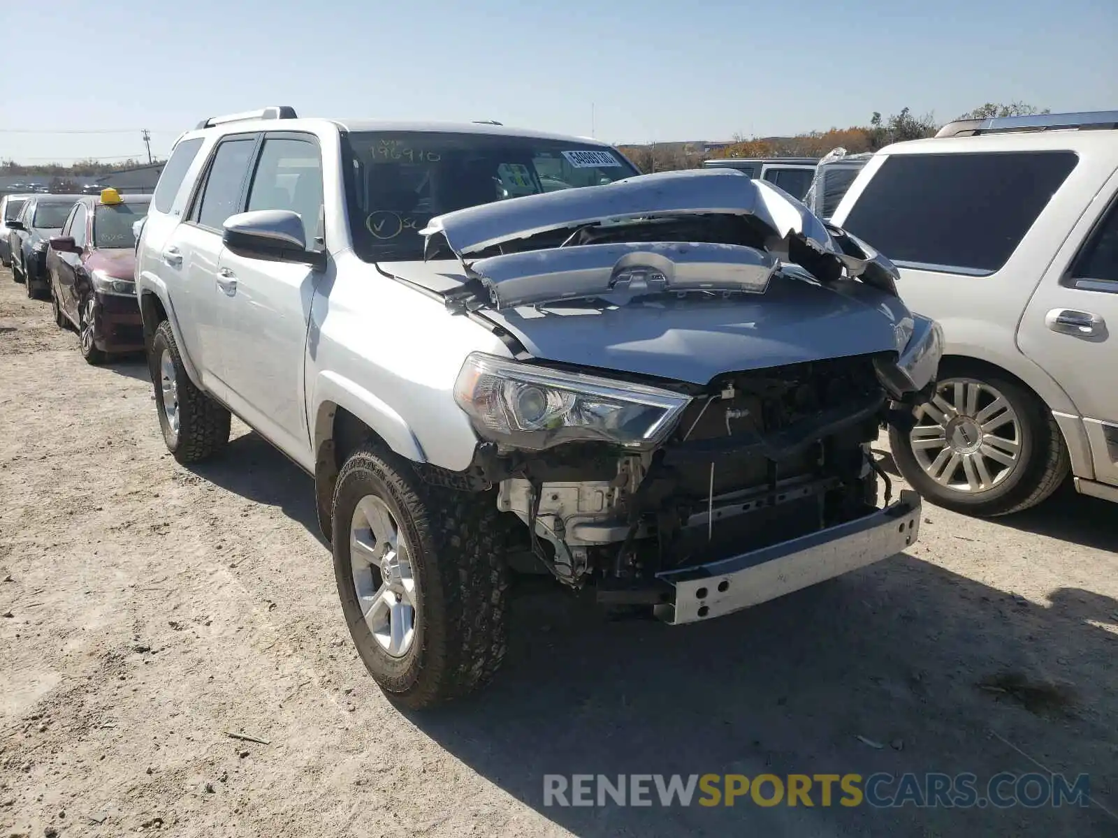 1 Photograph of a damaged car JTEZU5JR8K5196910 TOYOTA 4RUNNER 2019