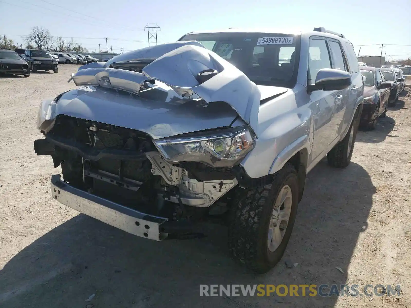 2 Photograph of a damaged car JTEZU5JR8K5196910 TOYOTA 4RUNNER 2019