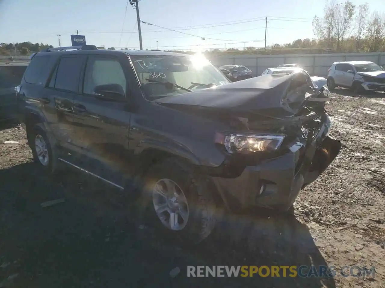 1 Photograph of a damaged car JTEZU5JR8K5197037 TOYOTA 4RUNNER 2019