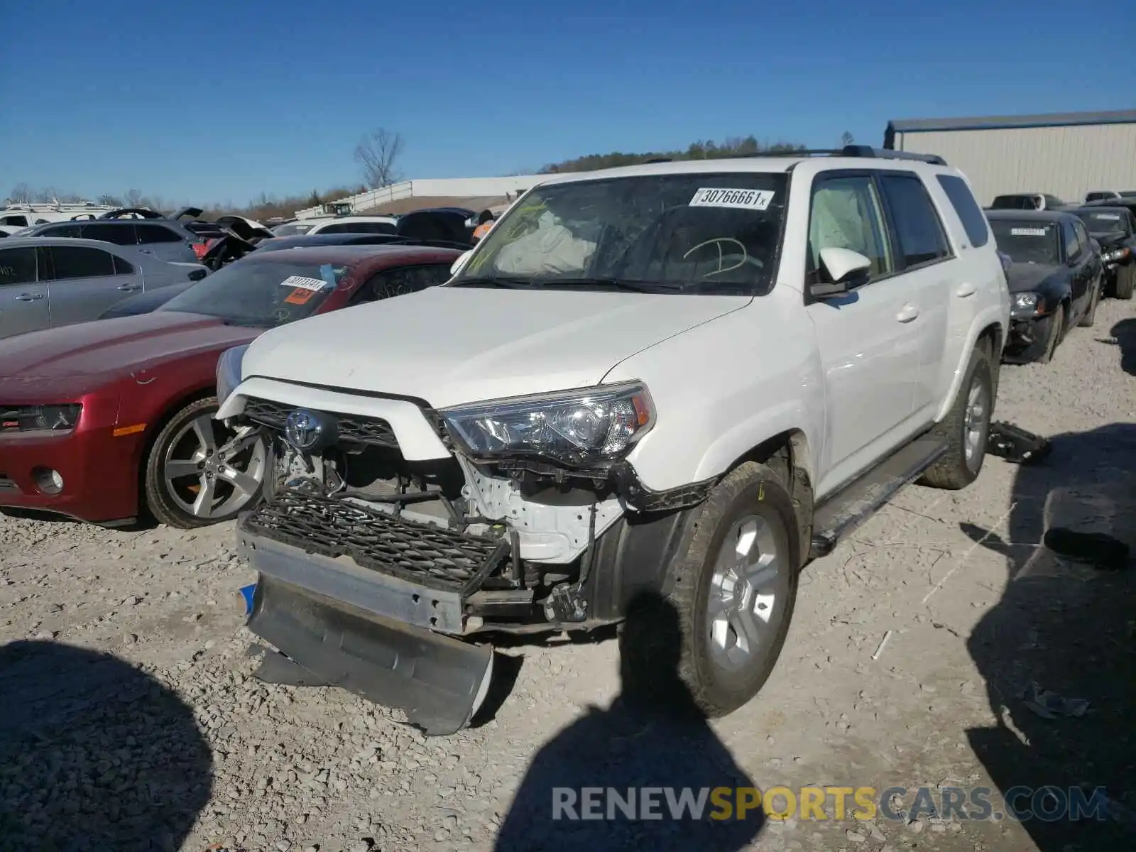 2 Photograph of a damaged car JTEZU5JR8K5197295 TOYOTA 4RUNNER 2019