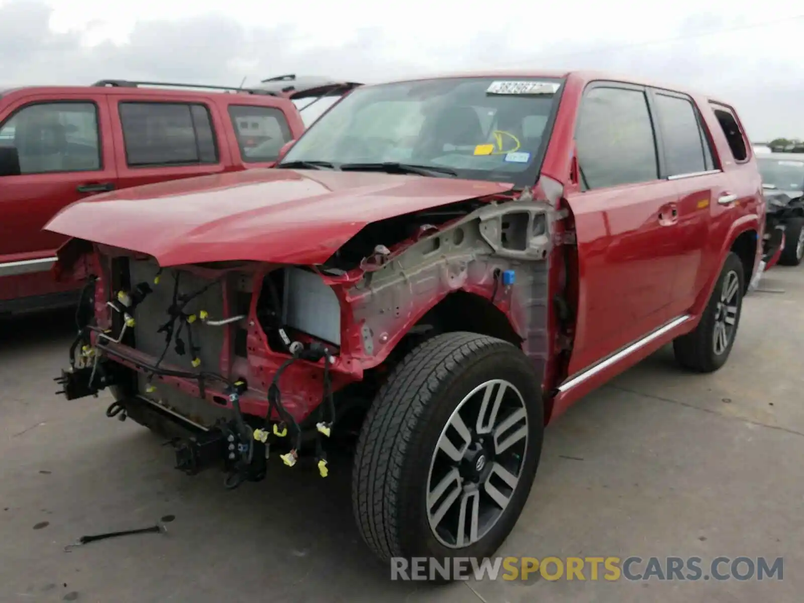 2 Photograph of a damaged car JTEZU5JR8K5198494 TOYOTA 4RUNNER 2019