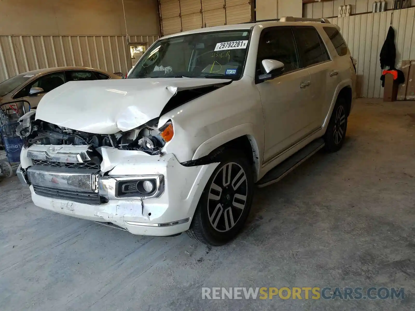 2 Photograph of a damaged car JTEZU5JR8K5198687 TOYOTA 4RUNNER 2019