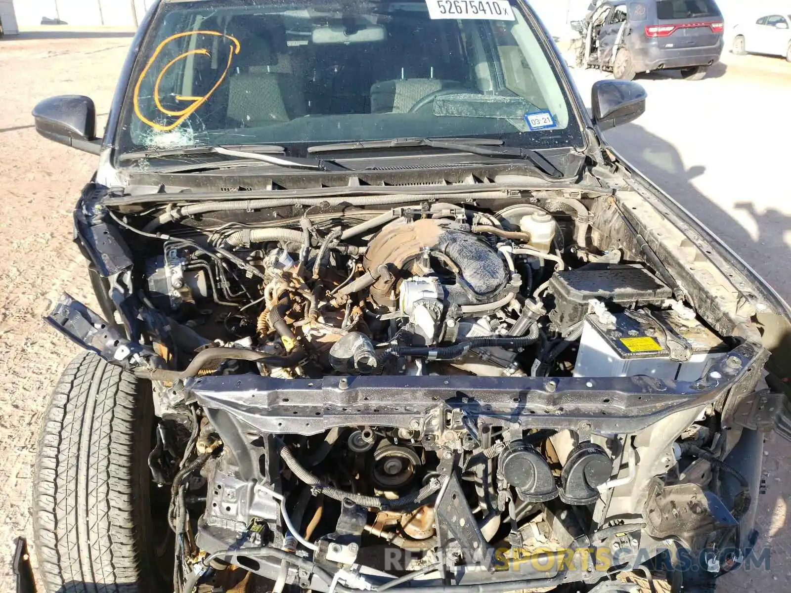 7 Photograph of a damaged car JTEZU5JR8K5202771 TOYOTA 4RUNNER 2019