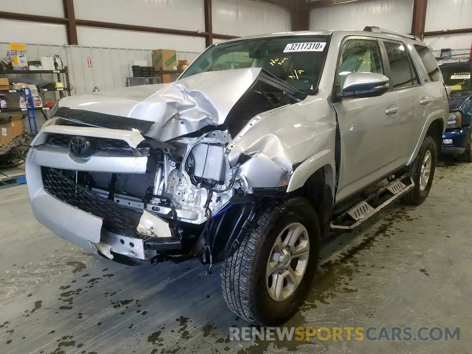 2 Photograph of a damaged car JTEZU5JR8K5203063 TOYOTA 4RUNNER 2019