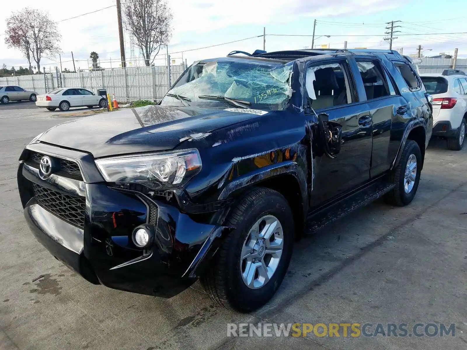 2 Photograph of a damaged car JTEZU5JR8K5206805 TOYOTA 4RUNNER 2019