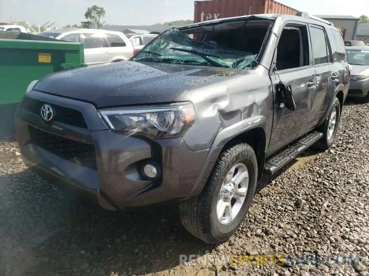 2 Photograph of a damaged car JTEZU5JR8K5209185 TOYOTA 4RUNNER 2019