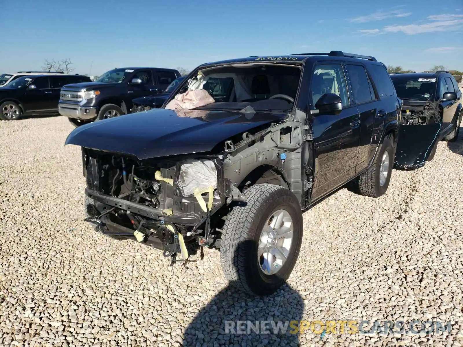 2 Photograph of a damaged car JTEZU5JR8K5209641 TOYOTA 4RUNNER 2019