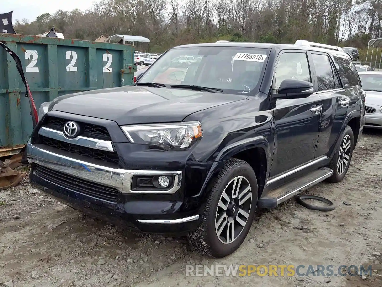 2 Photograph of a damaged car JTEZU5JR8K5211891 TOYOTA 4RUNNER 2019