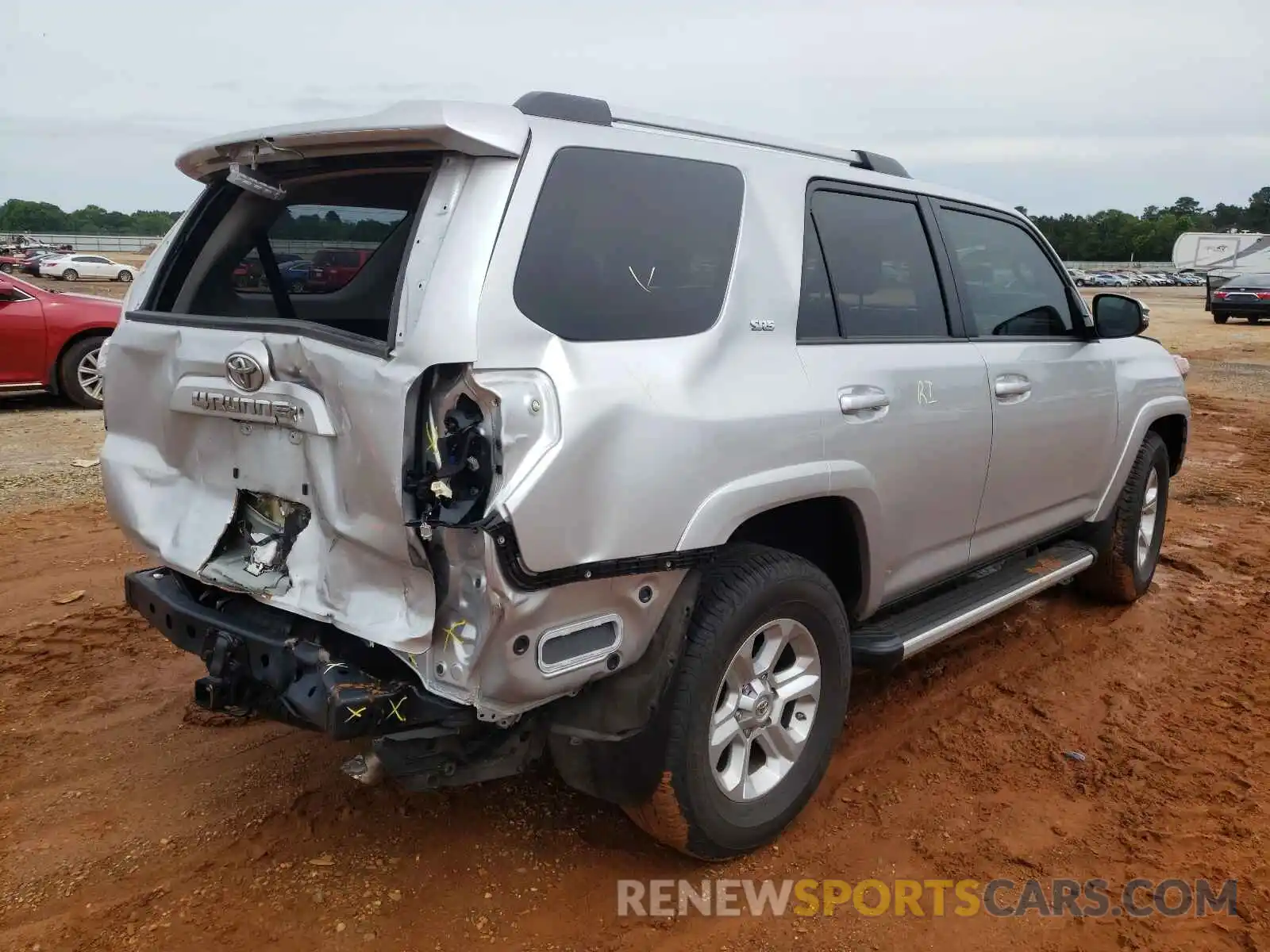 4 Фотография поврежденного автомобиля JTEZU5JR8K5212281 TOYOTA 4RUNNER 2019