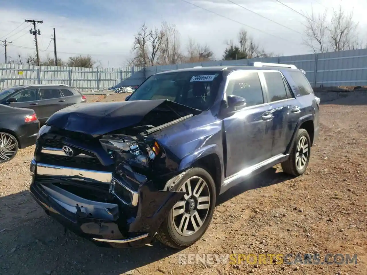 2 Photograph of a damaged car JTEZU5JR9K5193305 TOYOTA 4RUNNER 2019