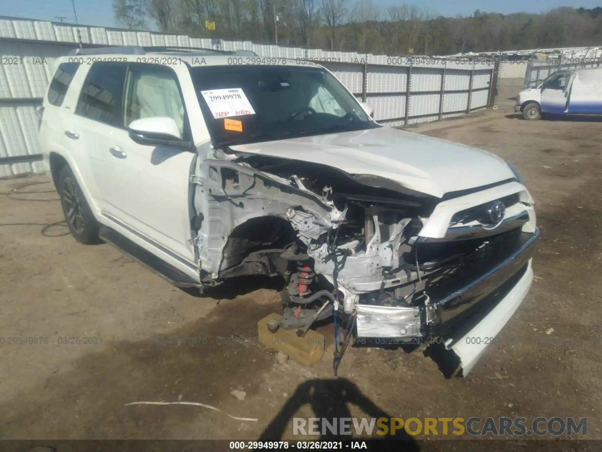 1 Photograph of a damaged car JTEZU5JR9K5197046 TOYOTA 4RUNNER 2019