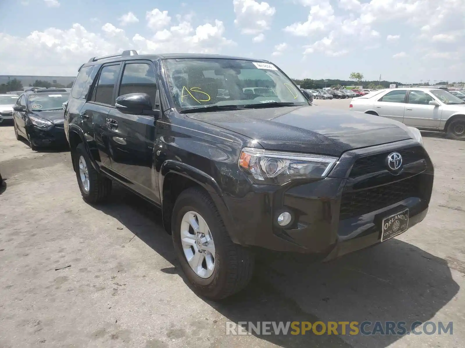 1 Photograph of a damaged car JTEZU5JR9K5200379 TOYOTA 4RUNNER 2019