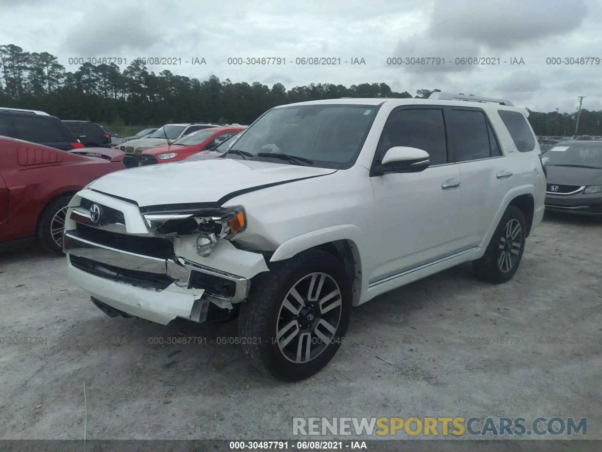 2 Photograph of a damaged car JTEZU5JR9K5203377 TOYOTA 4RUNNER 2019