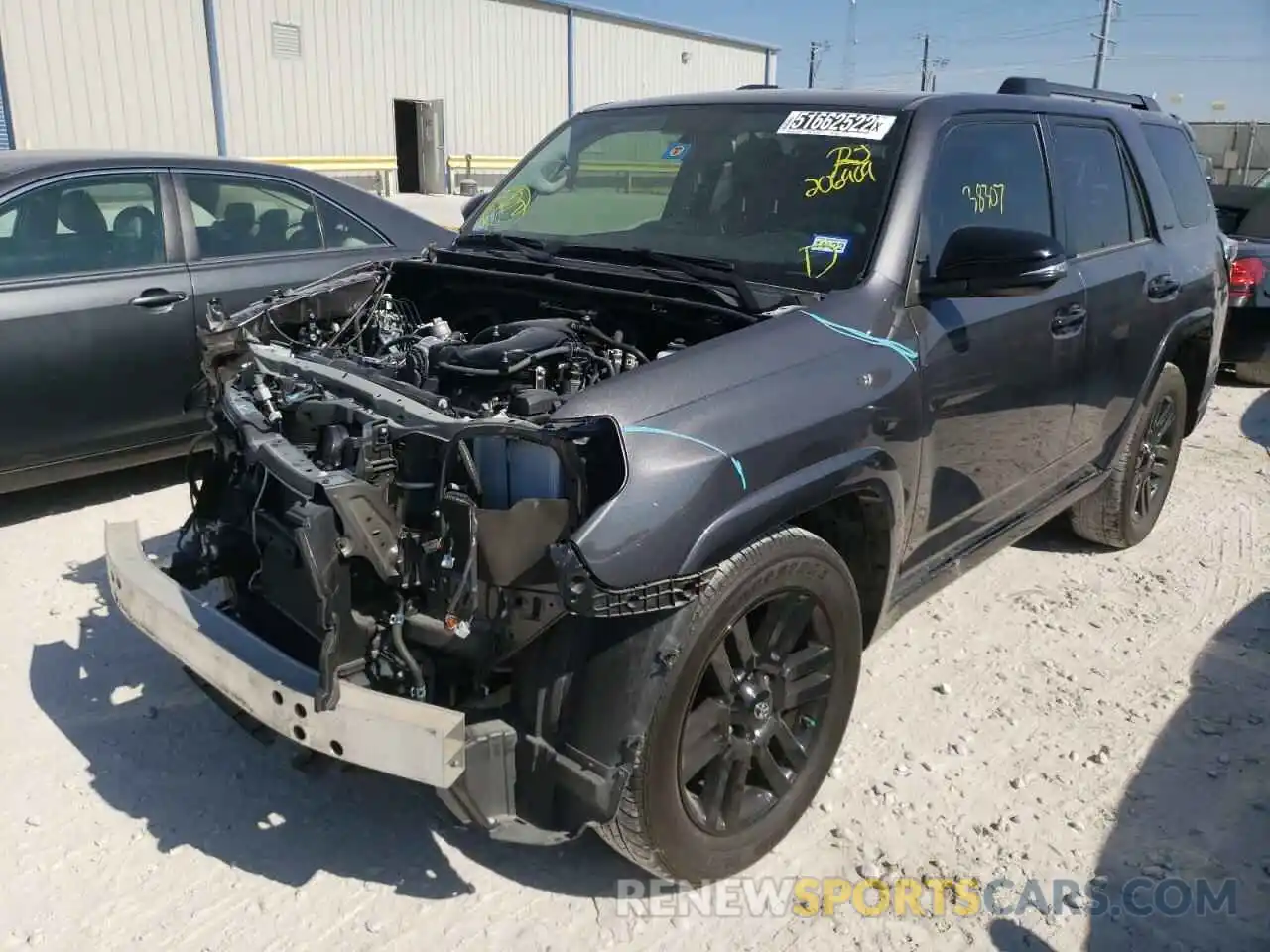 2 Photograph of a damaged car JTEZU5JR9K5206909 TOYOTA 4RUNNER 2019