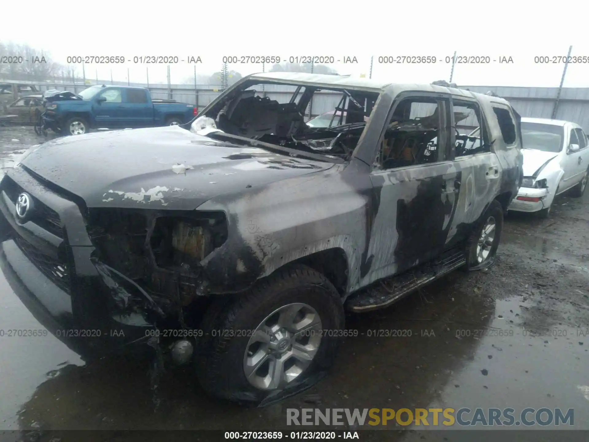 2 Photograph of a damaged car JTEZU5JR9K5209096 TOYOTA 4RUNNER 2019